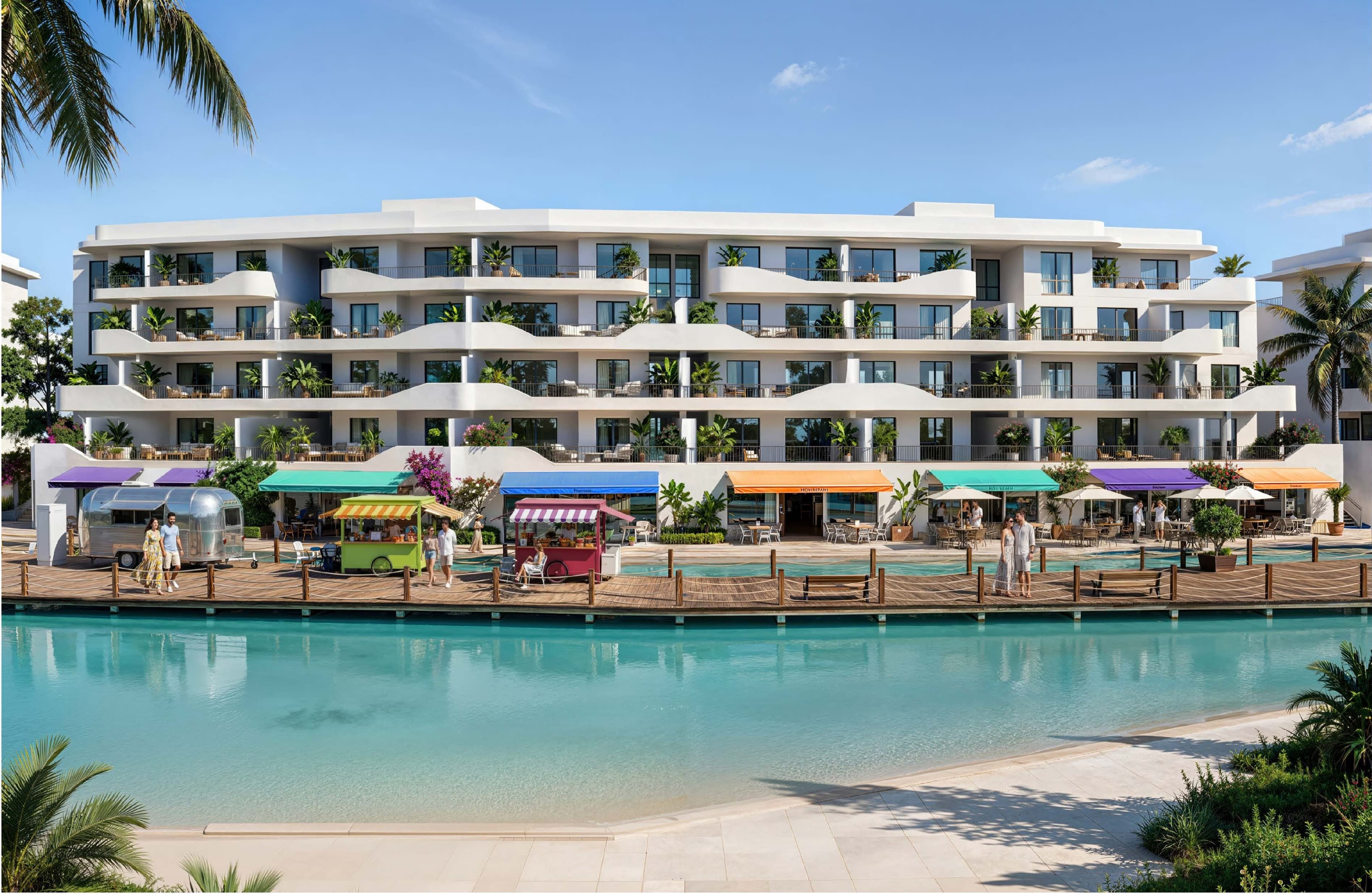 شاليه غرفتين في The Boardwalk Condos - Cali Coast — رأس الحكمة