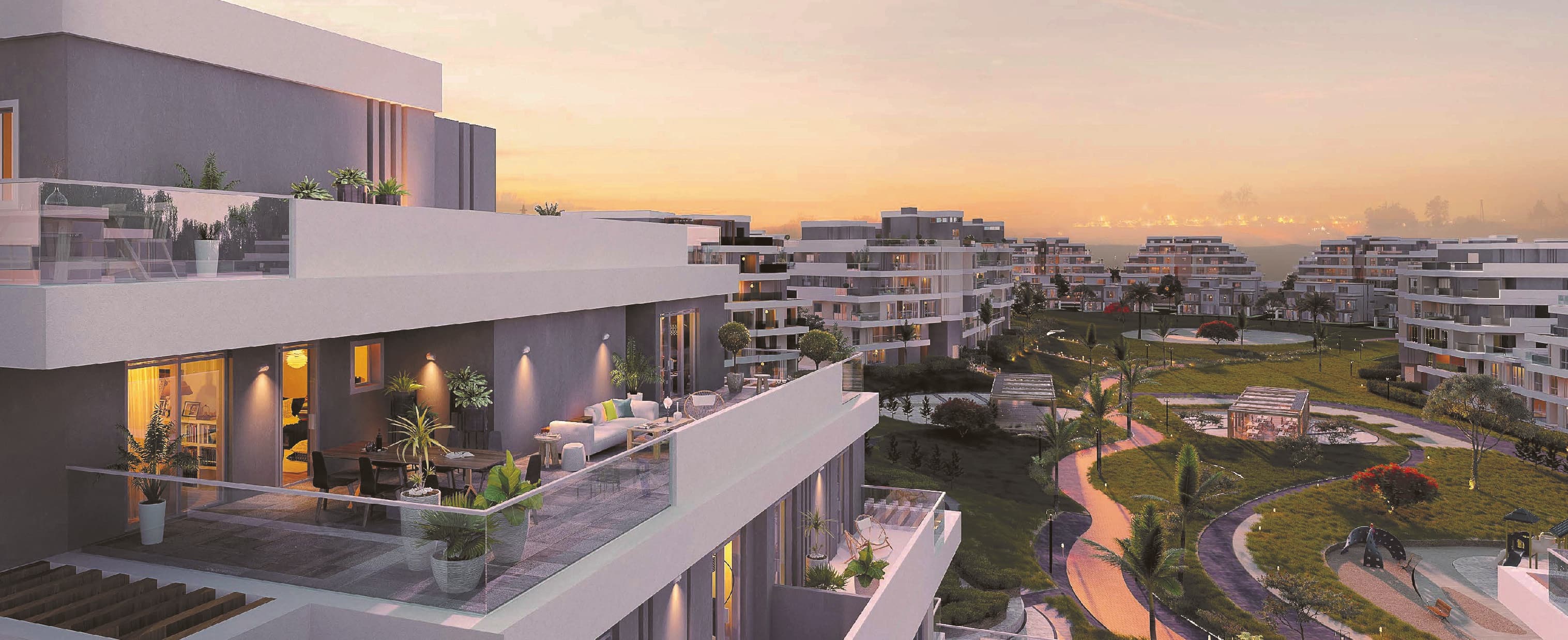 Apartment for sale in Sky Condos with 3 bedrooms in Golden Square by SODIC