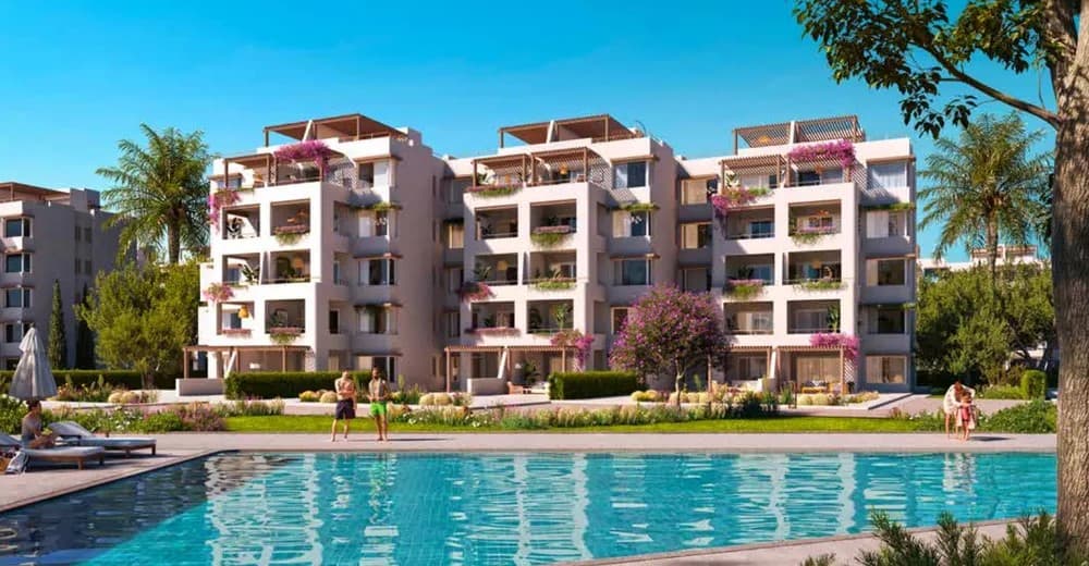 Chalet for sale in Hacienda Waters with 2 bedrooms in Ras El Hekma by Palm Hills Developments